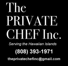 white slider - The Private Chef Inc.